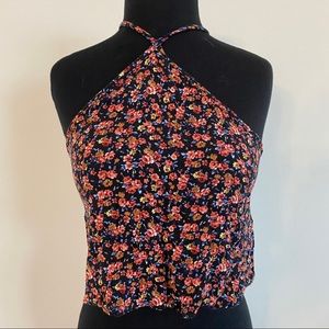 floral tank top woman’s small